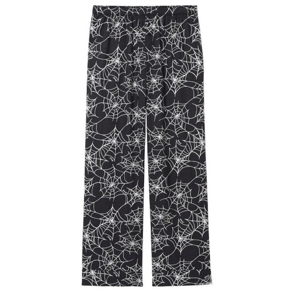 Women's Victorias Secret Pink Spider Web Pants Pockets Size S - Picture 1 of 12
